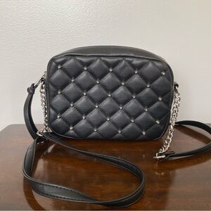 Black studded crossbody purse | Rebecca Minkoff EUC